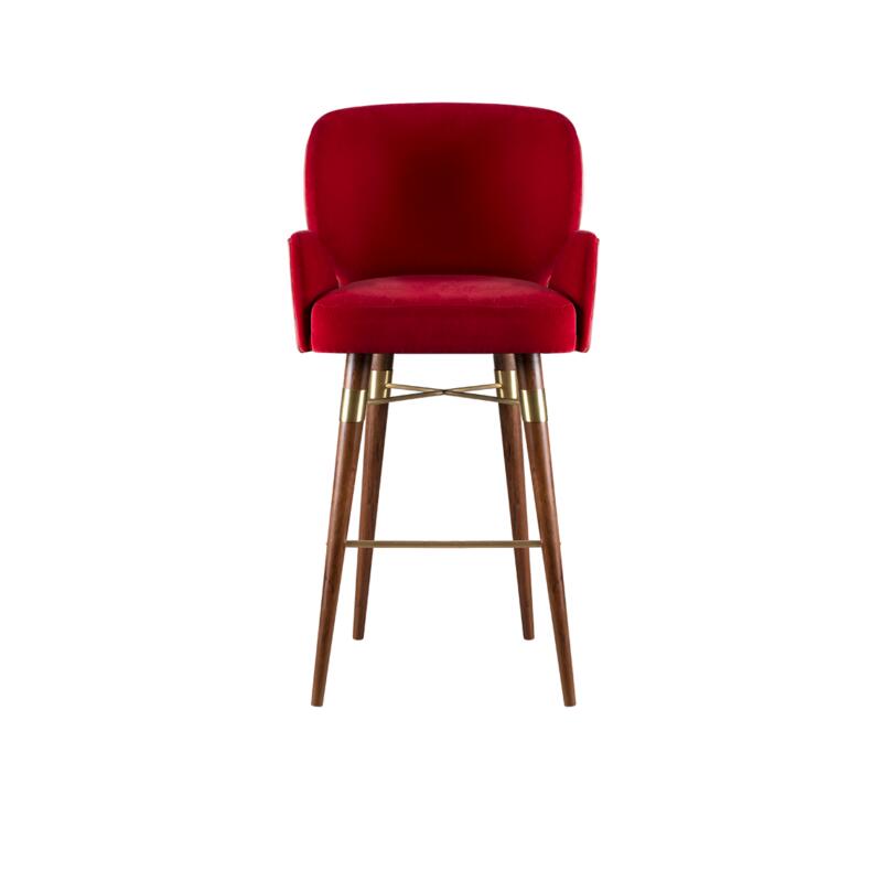 Louis I Bar Chair by the Glamorous Ottiu | Beyond Upholstery