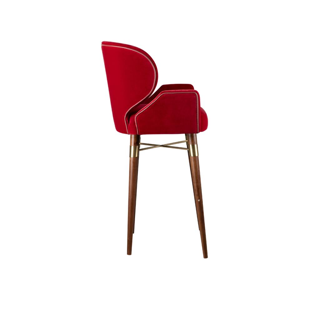 Louis I Bar Chair by the Glamorous Ottiu | Beyond Upholstery