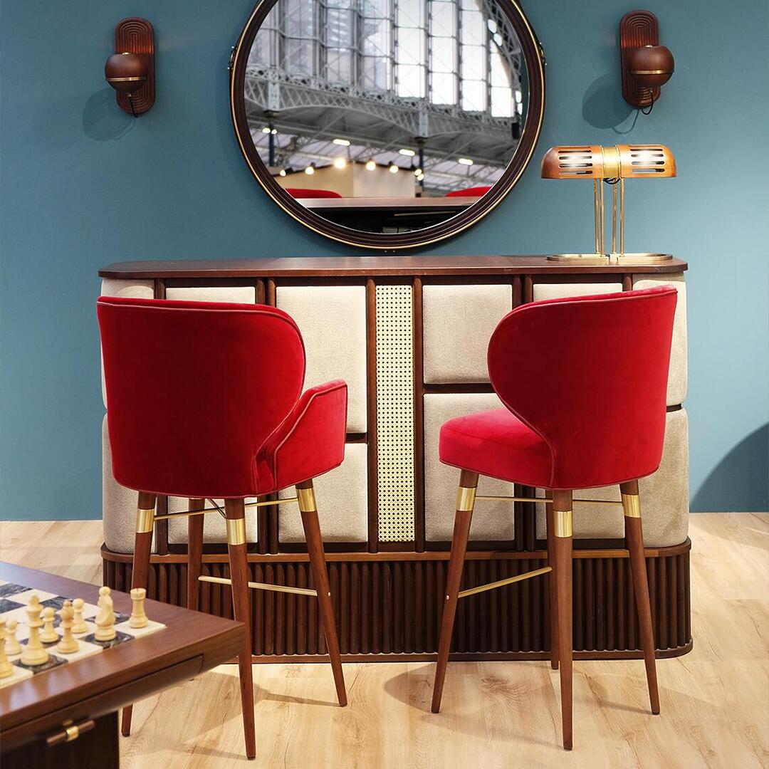 Louis I Bar Chair and Louis Bar Chair at Maison et Object