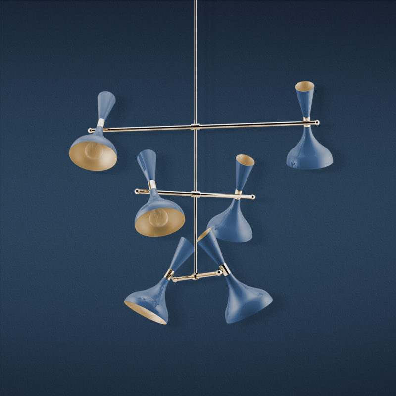 Interior Design Trends 2020 : Helsinki III Table Lamp featuring classic blue pantone