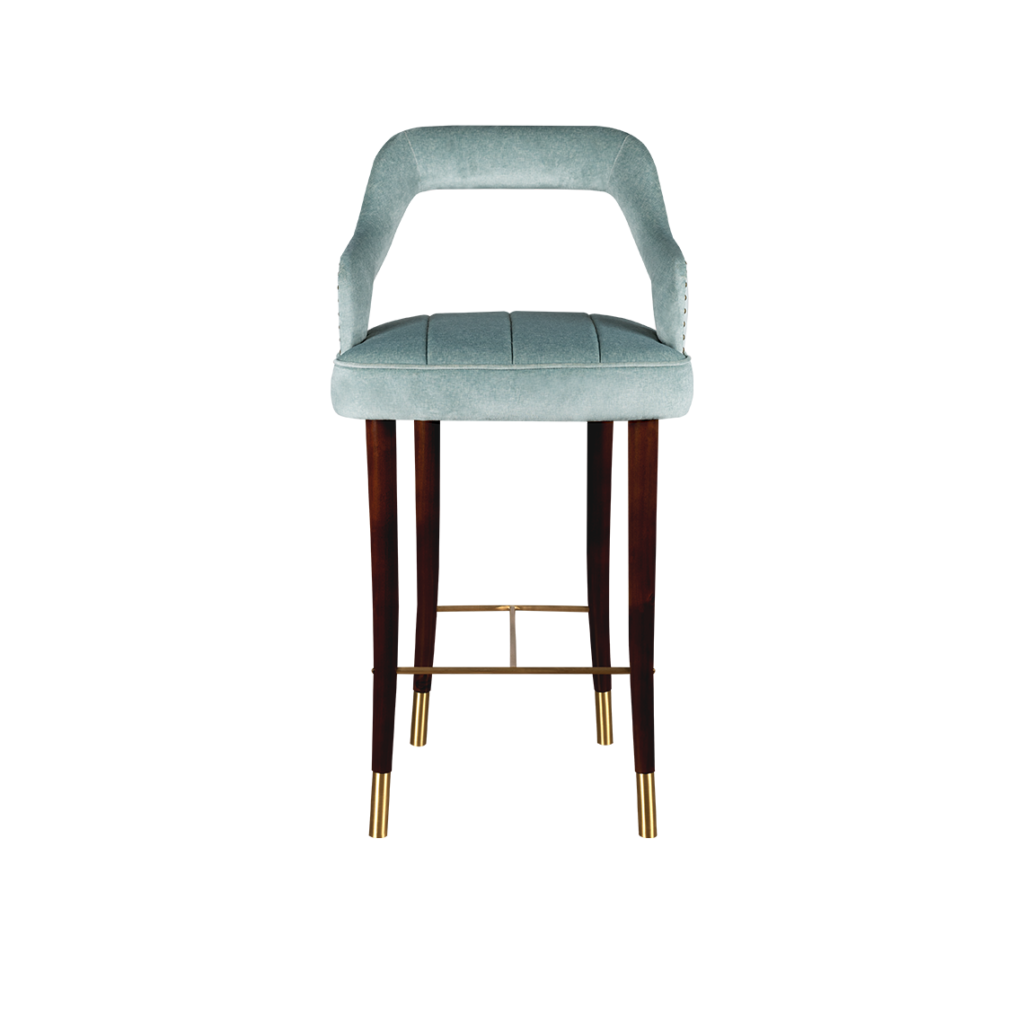 Kelly Bar Chair by the Glamorous Ottiu Beyond Upholstery