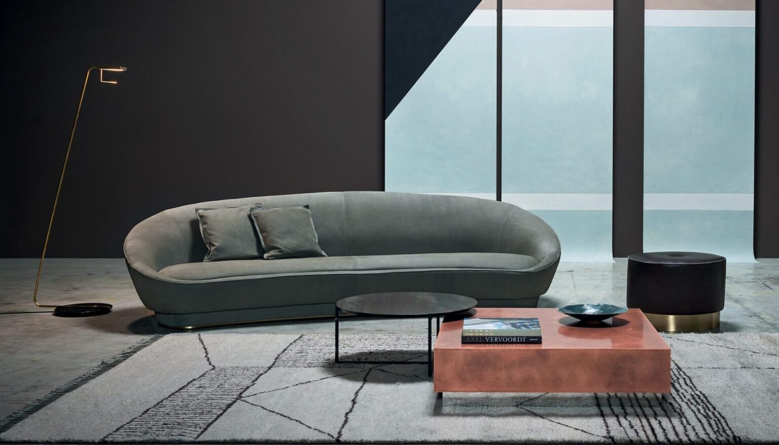 10 Curved Sofas to Love by the Glamorous Ottiu Upholstery