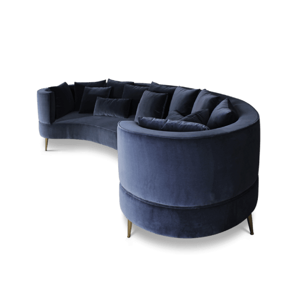 Interior Design Trends 2020 : Margret Sofa designed by Ottiu featuring Classic Blue