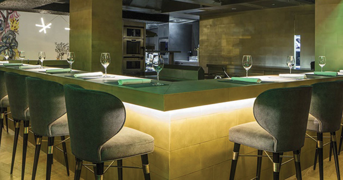 7 Luxurious Bar Interiors by the Glamorous Ottiu Upholstery