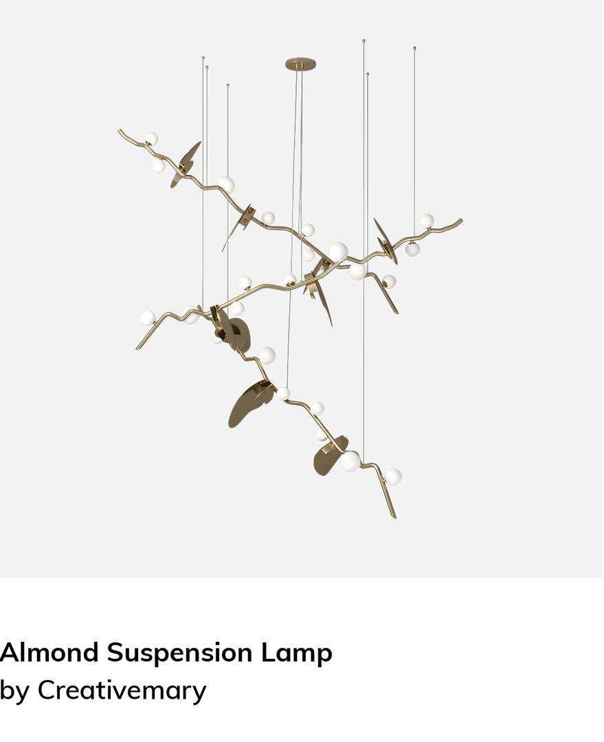 Almond Suspension Lamp