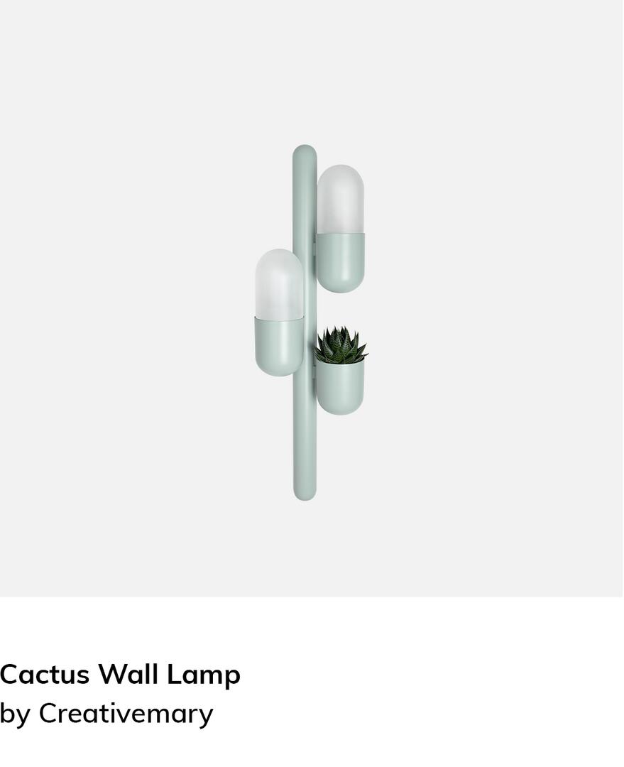 Cactus Wal Lamp