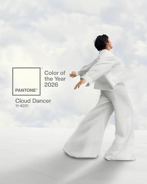 Pantone Color Of The Year 2026: Cloud Dancer