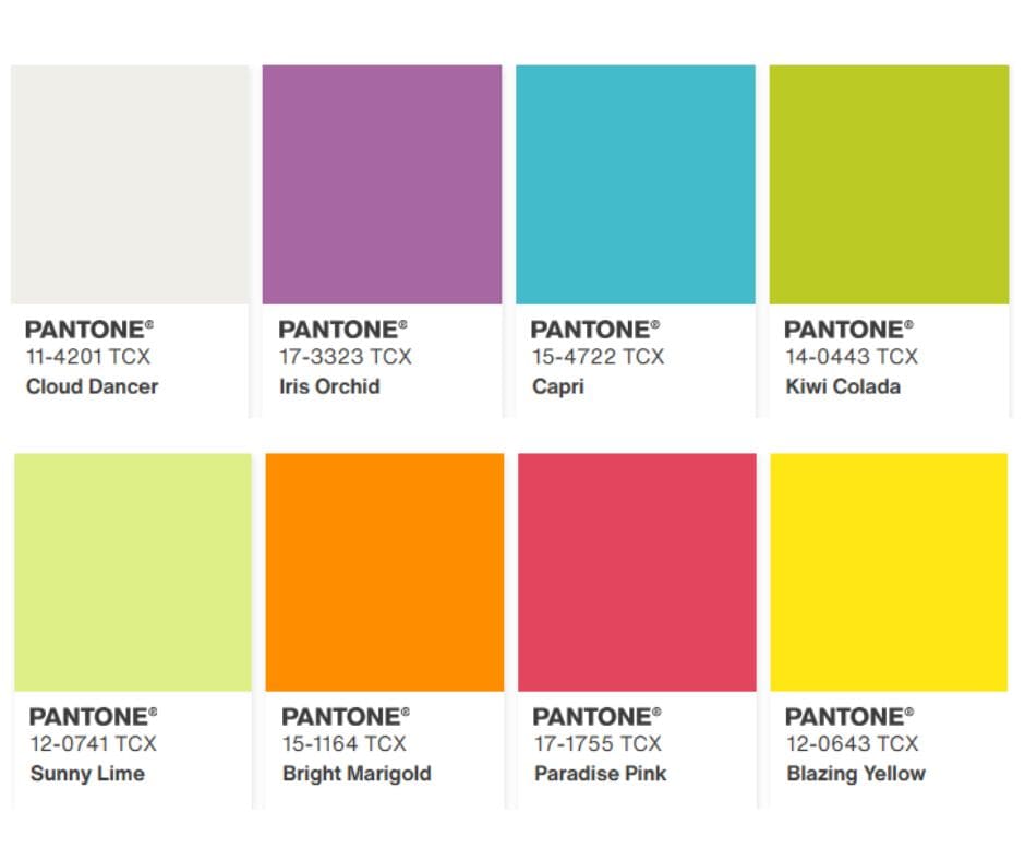 Pantone Color Of The Year 2026: Cloud Dancer TROPIC TONALITIES