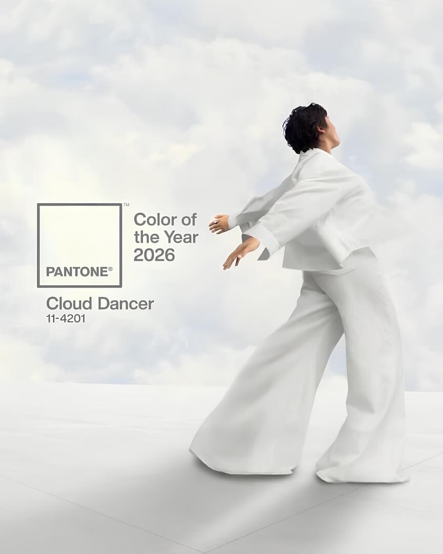 Pantone Color Of The Year 2026: Cloud Dancer