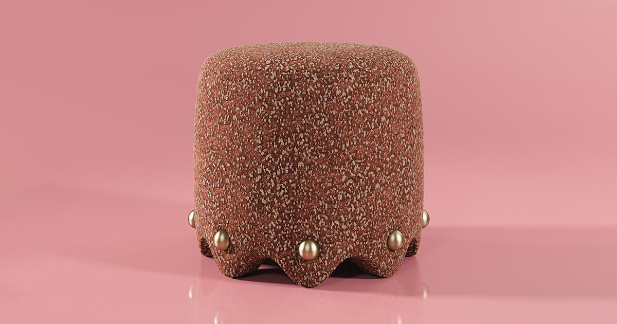 Bette Stool by the Glamorous Ottiu | Beyond Upholstery